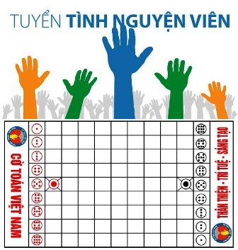 Tuyển Tình nguyện viên Chương trình Giới thiệu Cờ Toán Việt Nam